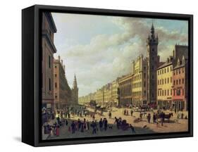 The Trongate, Glasgow, 1826-John Knox-Framed Stretched Canvas