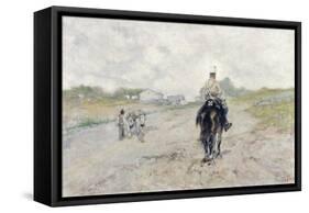 The Trooper-Giovanni Fattori-Framed Stretched Canvas