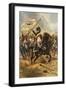 The Trophy, Soldier of 4th French Dragoon Regiment with Prussian Flag, 1806-Edouard Detaille-Framed Giclee Print