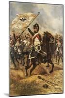 The Trophy, Soldier of 4th French Dragoon Regiment with Prussian Flag, 1806-Edouard Detaille-Mounted Giclee Print