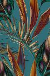 Parrot Flower-The Tropic Vibe-Stretched Canvas