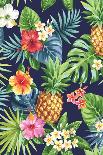 Parrot Flower-The Tropic Vibe-Stretched Canvas