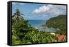 The tropical and very sheltered Marigot Bay, St. Lucia, Windward Islands, West Indies Caribbean, Ce-Martin Child-Framed Stretched Canvas