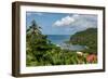 The tropical and very sheltered Marigot Bay, St. Lucia, Windward Islands, West Indies Caribbean, Ce-Martin Child-Framed Photographic Print