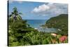 The tropical and very sheltered Marigot Bay, St. Lucia, Windward Islands, West Indies Caribbean, Ce-Martin Child-Stretched Canvas