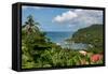 The tropical and very sheltered Marigot Bay, St. Lucia, Windward Islands, West Indies Caribbean, Ce-Martin Child-Framed Stretched Canvas