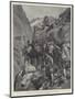 The Trouble in Crete, Inhabitants of the Province of Selino Taking to the Mountains-Richard Caton Woodville II-Mounted Giclee Print