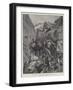 The Trouble in Crete, Inhabitants of the Province of Selino Taking to the Mountains-Richard Caton Woodville II-Framed Giclee Print
