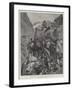 The Trouble in Crete, Inhabitants of the Province of Selino Taking to the Mountains-Richard Caton Woodville II-Framed Giclee Print