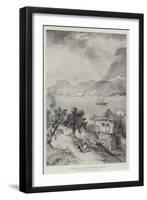 The Trouble in Crete, Suda Bay, on the North-East of the Island-William 'Crimea' Simpson-Framed Giclee Print