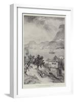 The Trouble in Crete, Suda Bay, on the North-East of the Island-William 'Crimea' Simpson-Framed Giclee Print