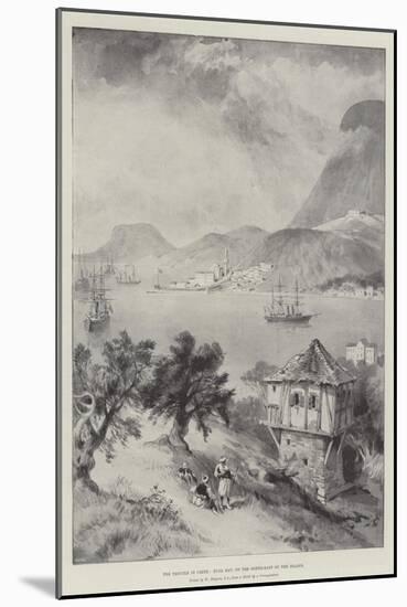 The Trouble in Crete, Suda Bay, on the North-East of the Island-William 'Crimea' Simpson-Mounted Giclee Print