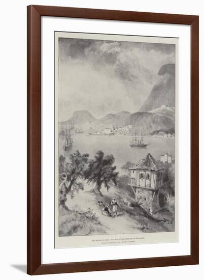 The Trouble in Crete, Suda Bay, on the North-East of the Island-William 'Crimea' Simpson-Framed Giclee Print