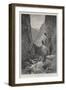 The Trouble in Crete, the Chief Pass, Sphakia, the Mountain Retreat of the Revolutionists-Charles Auguste Loye-Framed Giclee Print