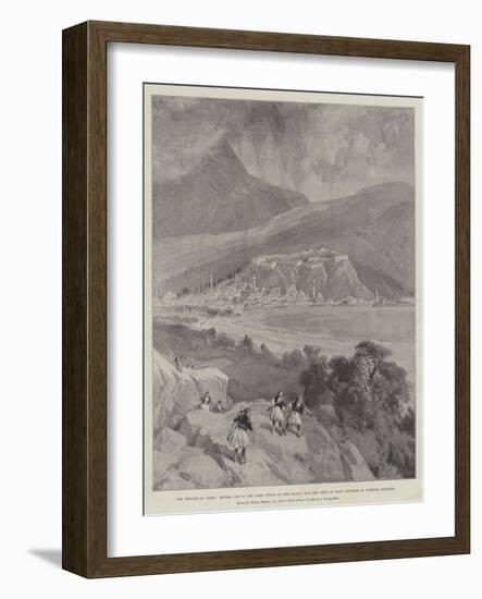 The Trouble in Crete-William 'Crimea' Simpson-Framed Giclee Print