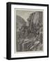 The Trouble in Gilgit, on the March-Richard Caton Woodville II-Framed Giclee Print