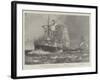 The Trouble in Nicaragua, Admiral Stephenson's Squadron at Corinto-null-Framed Giclee Print