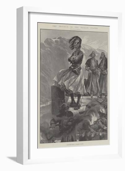 The Trouble in the Balkan States-Richard Caton Woodville II-Framed Giclee Print