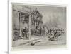 The Trouble in the Philippines, American Troops Entering San Fernando-Charles Edwin Fripp-Framed Giclee Print