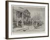 The Trouble in the Philippines, American Troops Entering San Fernando-Charles Edwin Fripp-Framed Giclee Print