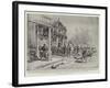 The Trouble in the Philippines, American Troops Entering San Fernando-Charles Edwin Fripp-Framed Giclee Print