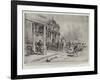 The Trouble in the Philippines, American Troops Entering San Fernando-Charles Edwin Fripp-Framed Giclee Print