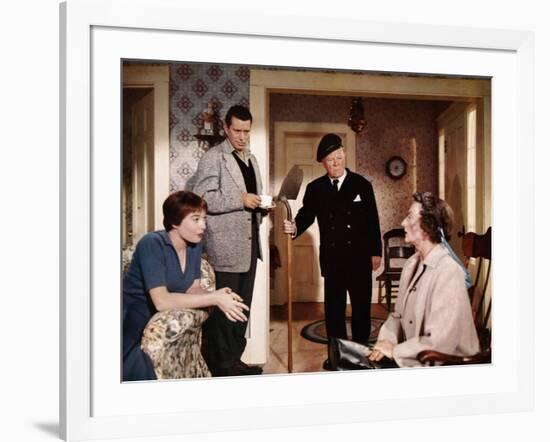 "THE TROUBLE WITH HARRY" by AlfredHitchcock with Shirley McLaine, John Forsythe, Edmund Gwenn and M-null-Framed Photo