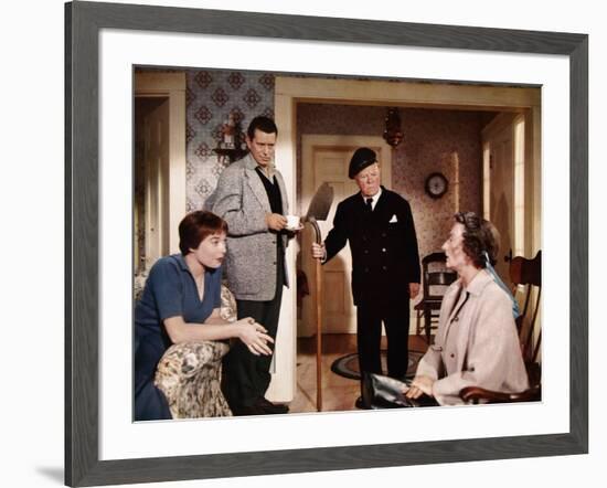 "THE TROUBLE WITH HARRY" by AlfredHitchcock with Shirley McLaine, John Forsythe, Edmund Gwenn and M-null-Framed Photo