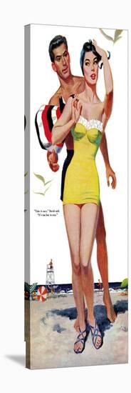 The Trouble With Love - Saturday Evening Post "Leading Ladies", June 4, 1955 pg.31-Wesley Snyder-Stretched Canvas
