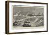 The Troubled Waters of Peterhead Harbour-null-Framed Giclee Print