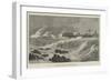 The Troubled Waters of Peterhead Harbour-null-Framed Giclee Print