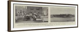 The Troubles in Crete, the Care of British Wounded-null-Framed Giclee Print