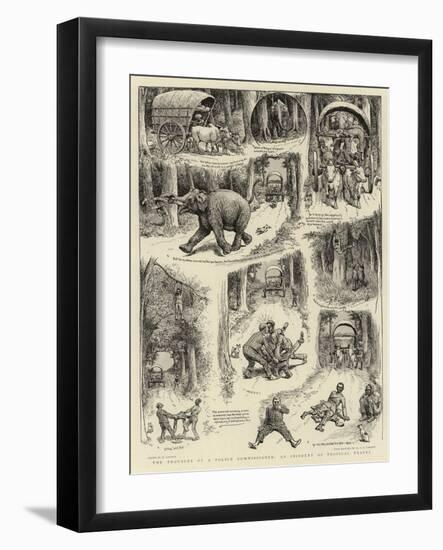The Troubles of a Police Commissioner, an Incident of Tropical Travel-William Ralston-Framed Giclee Print