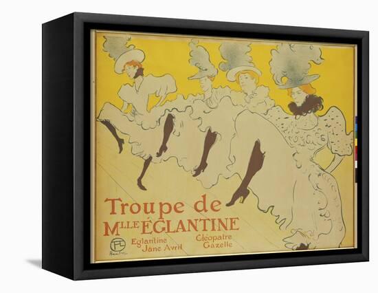 The Troupe of Mademoiseele Eglantine, 1896-Henri de Toulouse-Lautrec-Framed Stretched Canvas