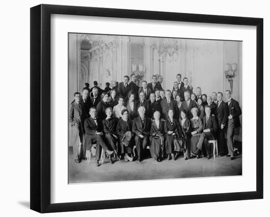 The Troupe of the Moscow Art Theatre, 1900s-1910s-null-Framed Giclee Print