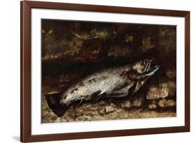 The Trout, 1873-Gustave Courbet-Framed Giclee Print