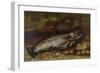 The Trout, 1873-Gustave Courbet-Framed Giclee Print