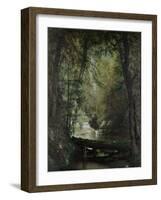 The Trout Pool-Thomas Worthington Whittredge-Framed Giclee Print