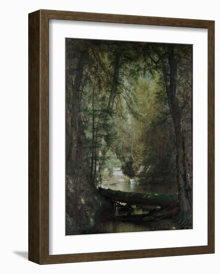 The Trout Pool-Thomas Worthington Whittredge-Framed Giclee Print