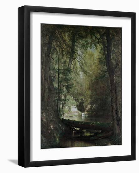 The Trout Pool-Thomas Worthington Whittredge-Framed Giclee Print