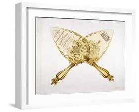The Trowel Used in Laying the First Stone of the New Royal Exchange 17th January 1842-null-Framed Giclee Print