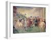 The Truce of Nice Between Francois I and the Emperor Charles V in 1538-null-Framed Giclee Print