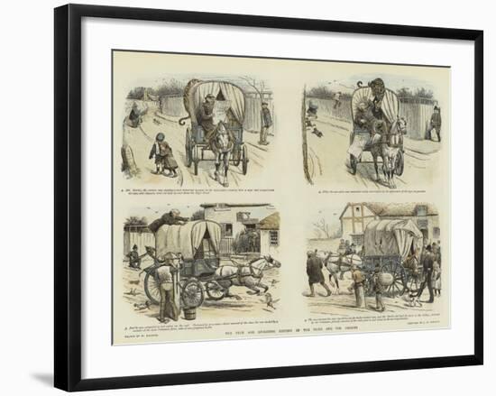 The True and Diverting History of the Tiger and the Carrier-William Ralston-Framed Giclee Print