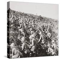 The True Bulldog Rush of Our Troops at the Dardanelles-English Photographer-Stretched Canvas