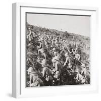 The True Bulldog Rush of Our Troops at the Dardanelles-English Photographer-Framed Photographic Print