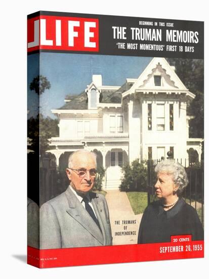 The Truman Memoirs, Former Pres. Harry Truman and Wife, September 26, 1955-Eliot Elisofon-Stretched Canvas