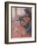 The Trumpet Lesson, 1998-Bob Brown-Framed Giclee Print