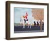 The Trumpeter Outside Buckingham Palace-Vincent Haddelsey-Framed Giclee Print