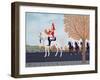 The Trumpeter Outside Buckingham Palace-Vincent Haddelsey-Framed Giclee Print