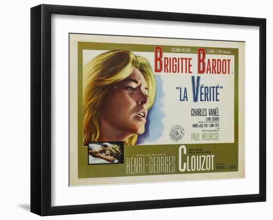 The Truth, 1960 "La Verite" Directed by Henri-georges Clouzot-null-Framed Giclee Print